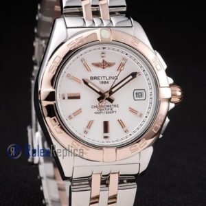 Breitling replica chronographe lady acciaio oro imitazione copia