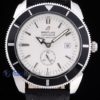Breitling replica chronometer white dial strip leather imitazione copia