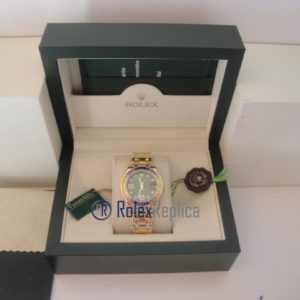 Alternative view of rolex replica pearlmaster oro giallo yellow blue orologio imitazione