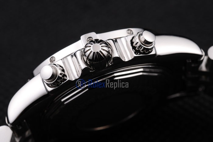 Breitling replica chrono chronographe lady acciaio white dial imitazione copia - immagine 10