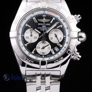 Alternative view of Breitling replica chrono chronographe acciaio dial panda imitazione copia