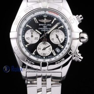 Breitling replica chrono chronographe acciaio dial panda imitazione copia