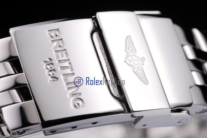 Breitling replica chrono chronographe acciaio dial panda imitazione copia - immagine 7