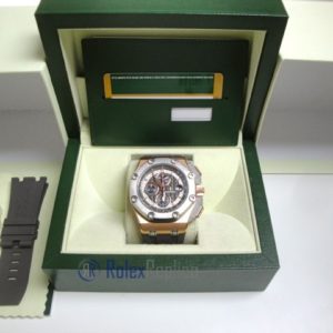 Alternative view of audemars piguet replica royal oak offshore michael schumacher rose gold limited edition