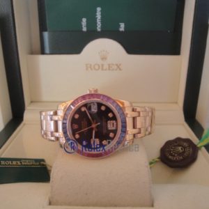 rolex replica pearlmaster oro giallo red blue orologio imitazione