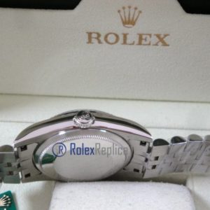 Alternative view of rolex replica datejust acciaio black barrette jubilèè orologio imitazione