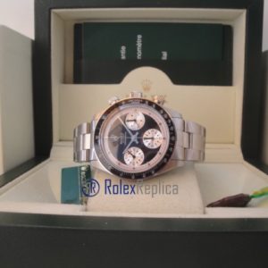 Alternative view of rolex replica daytona paulnewman 6245 black dial vintage orologio replica copia