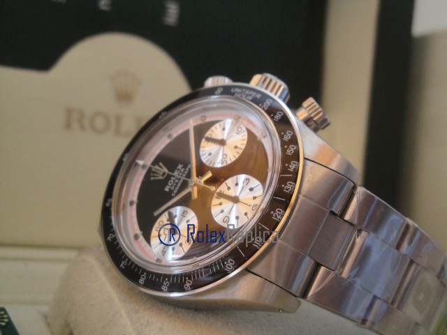 rolex replica daytona paulnewman 6245 black dial vintage orologio replica copia - immagine 7