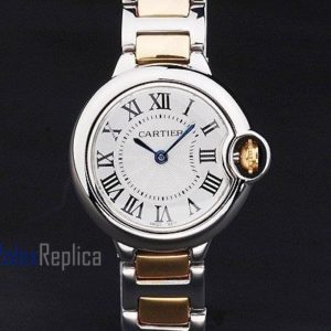 Cartier replica ballon bleu acciaio oro white dial imitazione copia