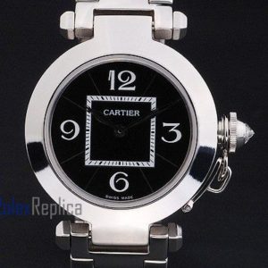Cartier replica pasha acciaio black dial imitazione copia