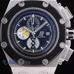 Alternative view of audemars piguet replica chrono offshore rubens barrichello strip rubber imitazione copia