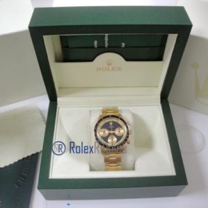 Alternative view of rolex replica daytona paulnewman oro giallo black dial vintage orologio replica copia
