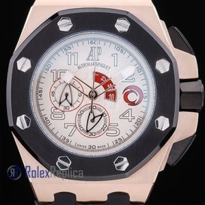 audemars piguet replica chrono offshore alinghi team white strip rubber imitazione copia
