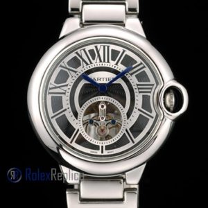 Alternative view of Cartier replica ballon bleu tourbillon acciaio imitazione copia