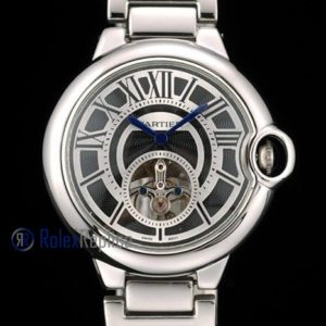 Cartier replica ballon bleu tourbillon acciaio imitazione copia