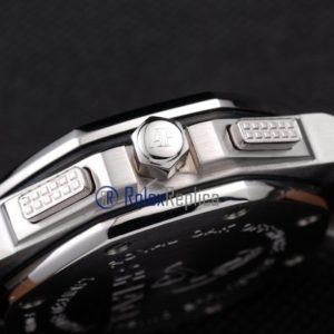 Alternative view of audemars piguet replica chrono offshore shaquille o'neal white strip leather imitazione copia