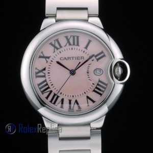 Alternative view of Cartier replica ballon bleu acciaio rosèè roman imitazione copia