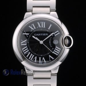 Alternative view of Cartier replica ballon bleu acciaio black roman imitazione copia