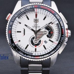 Tag-heuer replica carrera calibre 36 chrono acciaio imitazione copia