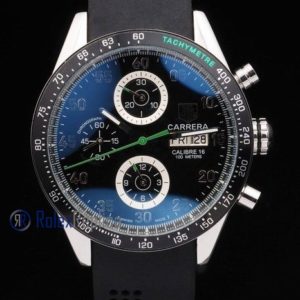 Tag-heuer replica carrera calibre 16 chrono strip rubber-b  imitazione copia