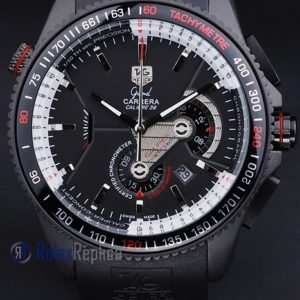 Alternative view of Tag-heuer replica carrera calibre 38 chrono pro-hunter pvd imitazione copia