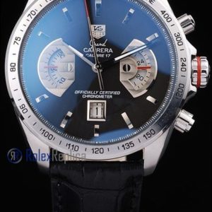 Tag-heuer replica carrera calibre 17 chrono strip leather imitazione copia
