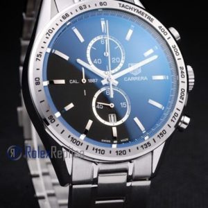 Tag-heuer replica carrera calibre 1887 chrono acciaio imitazione copia