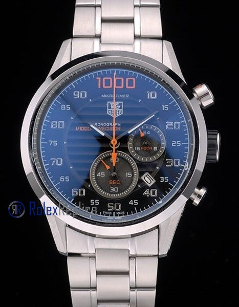 Tag-heuer replica gran carrera microtimer 1000 chrono acciaio imitazione copia