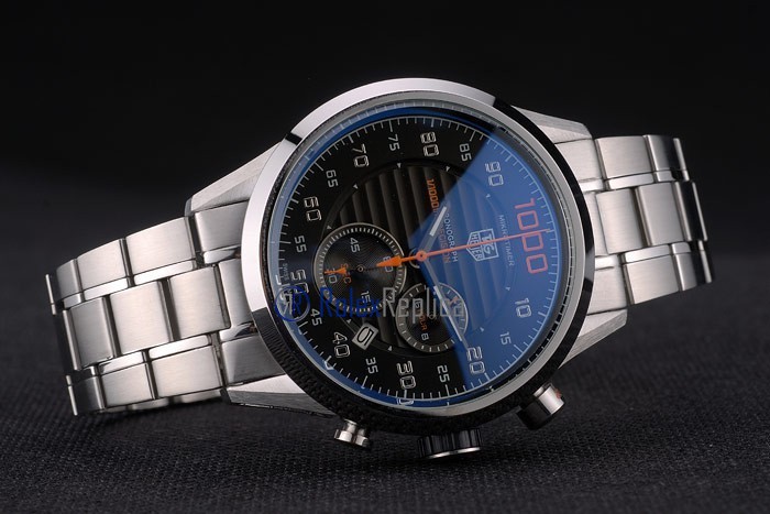 Tag-heuer replica gran carrera microtimer 1000 chrono acciaio imitazione copia - immagine 5
