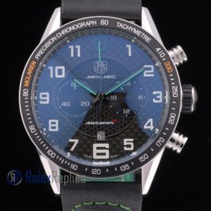 Alternative view of Tag-heuer replica gran carrera mclaren chrono strip rubber imitazione copia