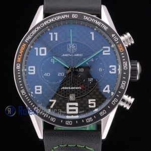 Tag-heuer replica gran carrera mclaren chrono strip rubber imitazione copia