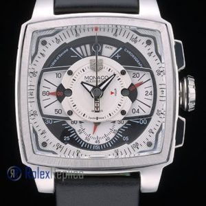 Alternative view of Tag-heuer replica gran carrera monaco strip rubber-b chrono acciaio imitazione copia