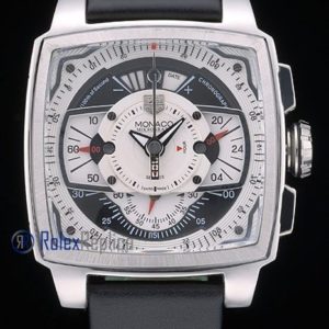 Tag-heuer replica gran carrera monaco strip rubber-b chrono acciaio imitazione copia