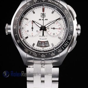 Alternative view of Tag-heuer replica carrera calibre 17 slr chrono acciaio white dial imitazione copia