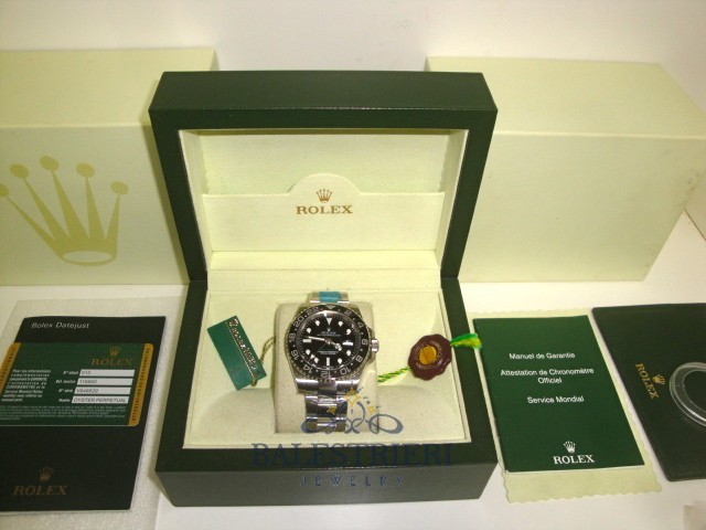 rolex replica GMT master II 116710LN nero ceramica orologio replica - immagine 2