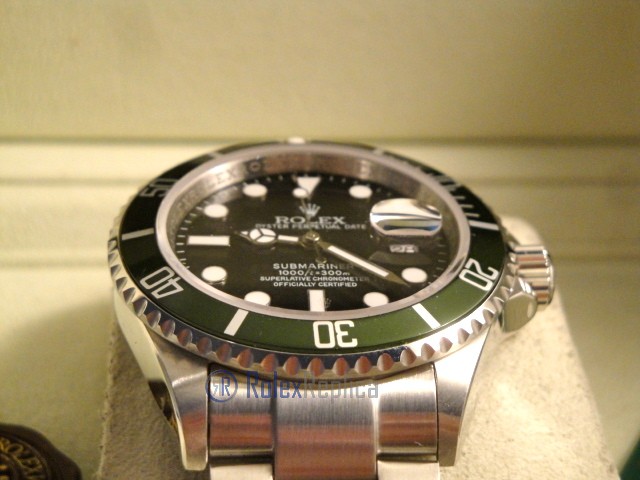rolex replica submariner 50th anniversary ghiera verde orologio copia imitazione - immagine 3