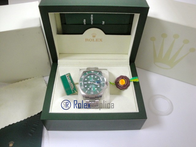 rolex replica submariner ceramica ghiera verde hulk orologio replica copia imitazione - immagine 7