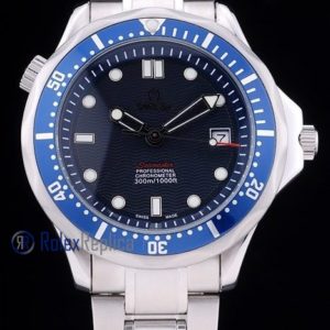 Omega replica seamaster acciaio blue bezel imitazione copia