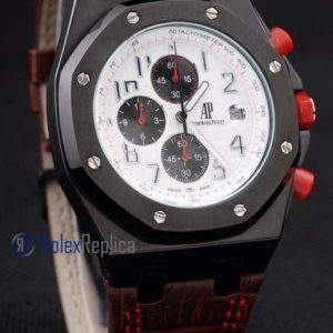 audemars piguet replica chrono offshore singapore GP2008 dial panda strip leather imitazione copia