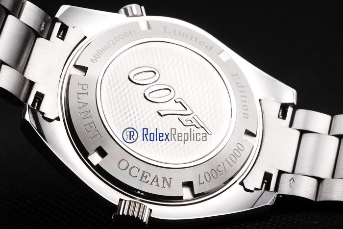 Omega replica seamaster co-axial acciaio 007 imitazione copia - immagine 9