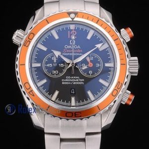 Omega replica seamaster co-axial chrono acciaio orange bezel imitazione copia