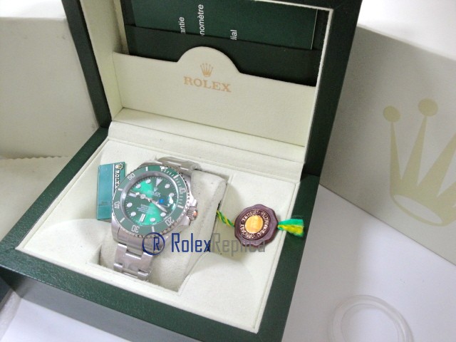 rolex replica submariner ceramica ghiera verde hulk orologio replica copia imitazione - immagine 9