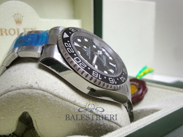 rolex replica GMT master II 116710LN nero ceramica orologio replica - immagine 7