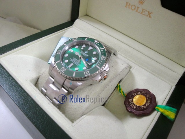 rolex replica submariner ceramica ghiera verde hulk orologio replica copia imitazione - immagine 11