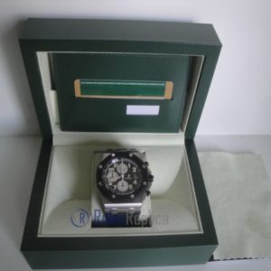 audemars piguet replica chrono offshore gommino strip rubber black dial imitazione copia