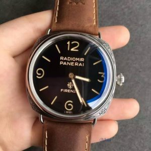 Panerai replica radiomir firenze skeletron strip leather imitazione copia