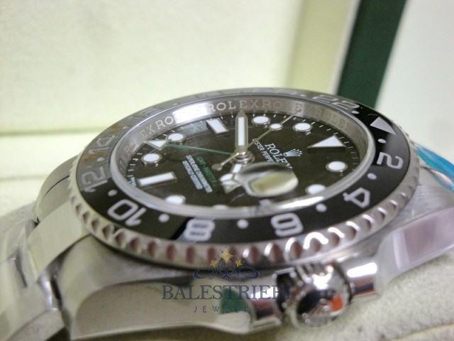 rolex replica GMT master II 116710LN nero ceramica orologio replica - immagine 13