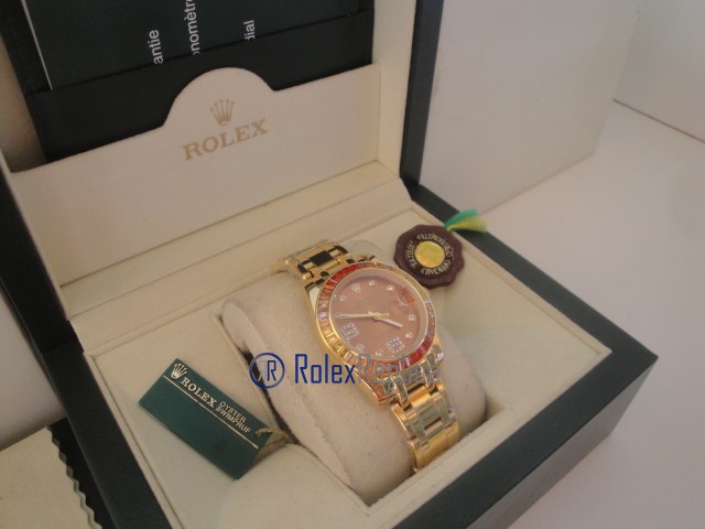 rolex replica pearlmaster oro giallo red yellow orologio imitazione - immagine 4