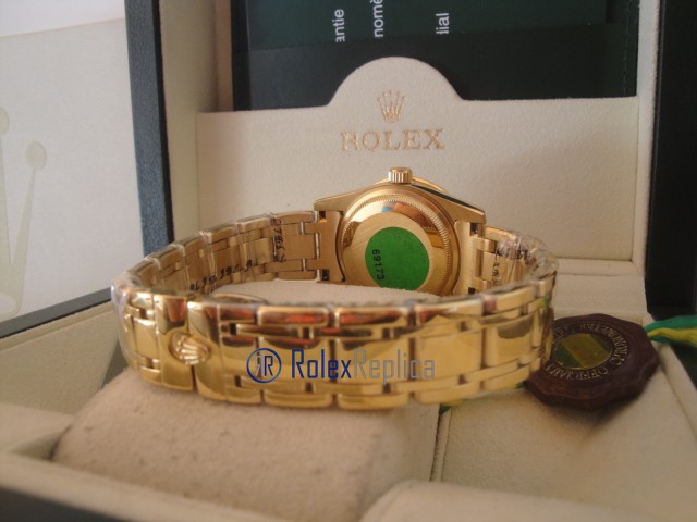rolex replica pearlmaster oro giallo red yellow orologio imitazione - immagine 9