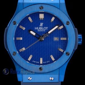 Alternative view of hublot replica big bang vendome ceramic blue orologio copia